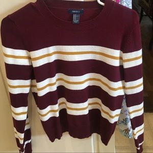 Burgundy sweater